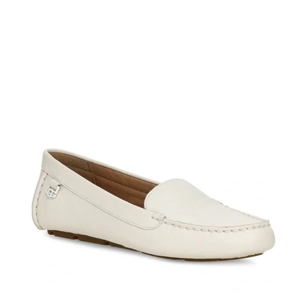 Ugh Flores Women's Leather Cream Loafers